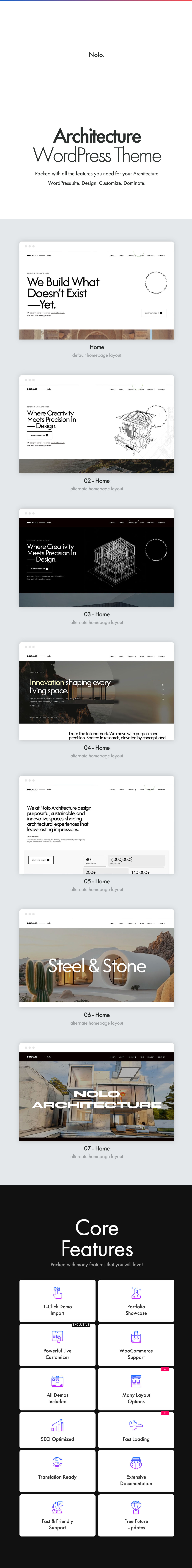Nolo - Architecture WordPress Theme