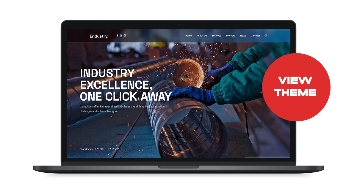 Faktory | Industrial & Factory WordPress Theme