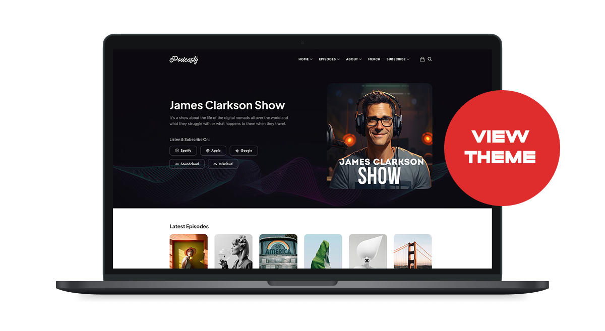 Podkest - Podcast WordPress Theme
