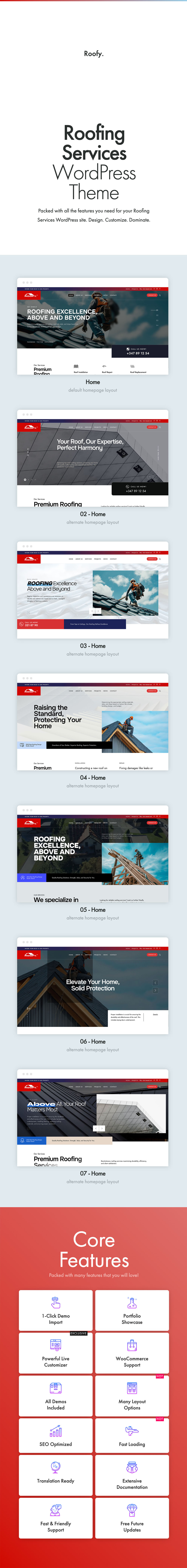Roofy - roofing services theme by pixelwars