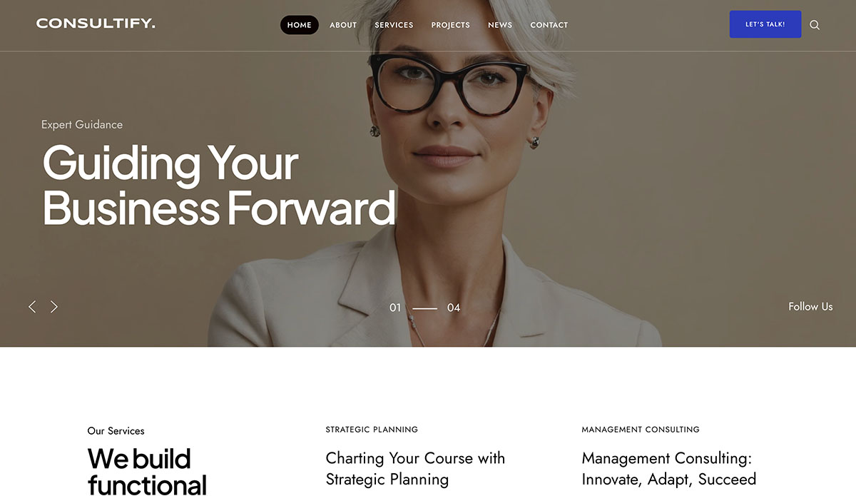 consultify wordpress theme