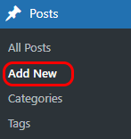 Add New Post