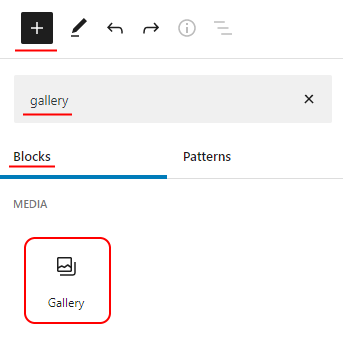 Gallery Block