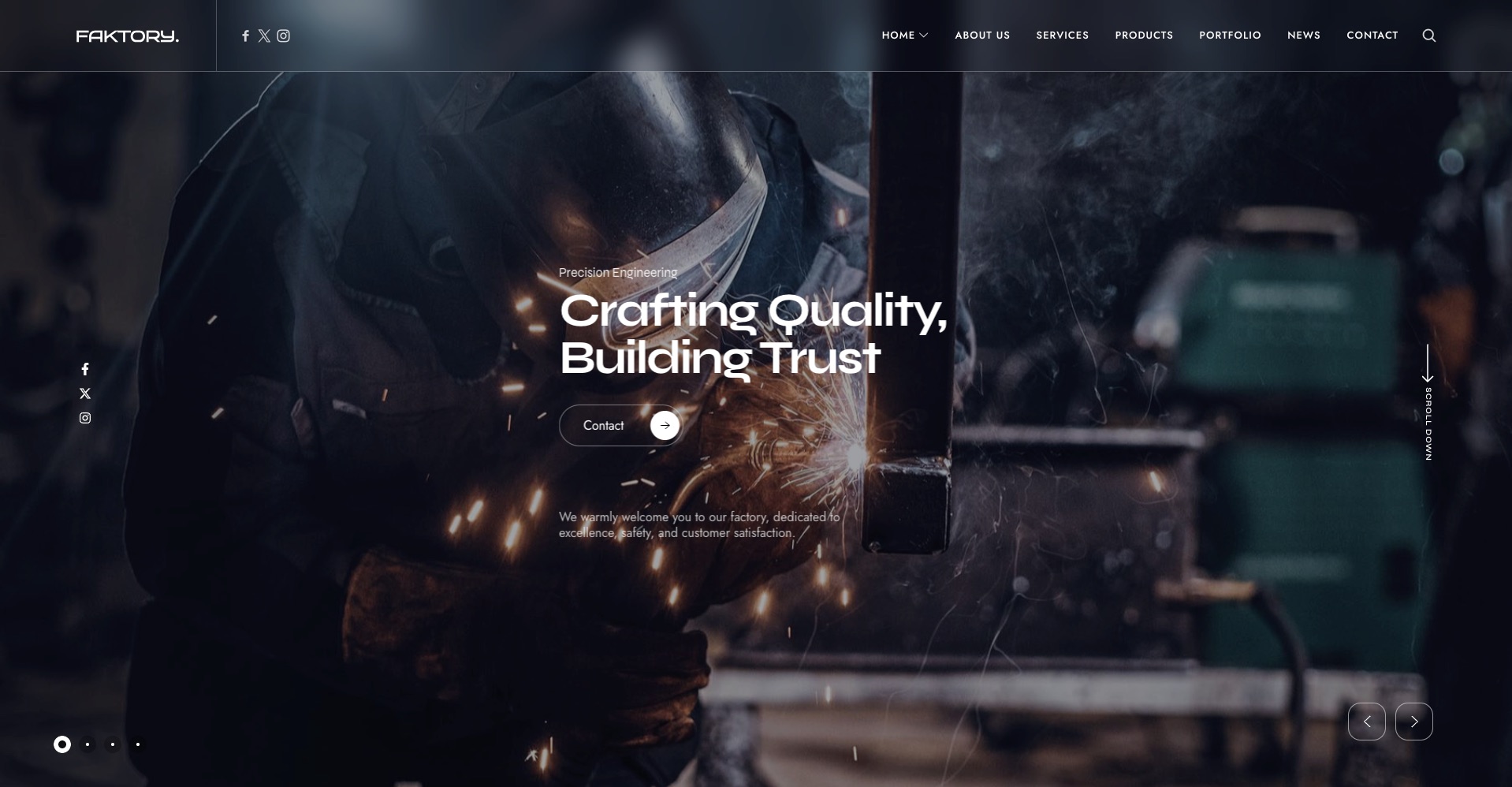 faktory wordpress theme