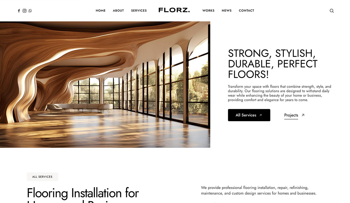 florz wordpress theme