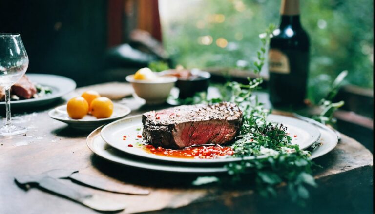 Pan-Seared New York Steak with Garlic Butter