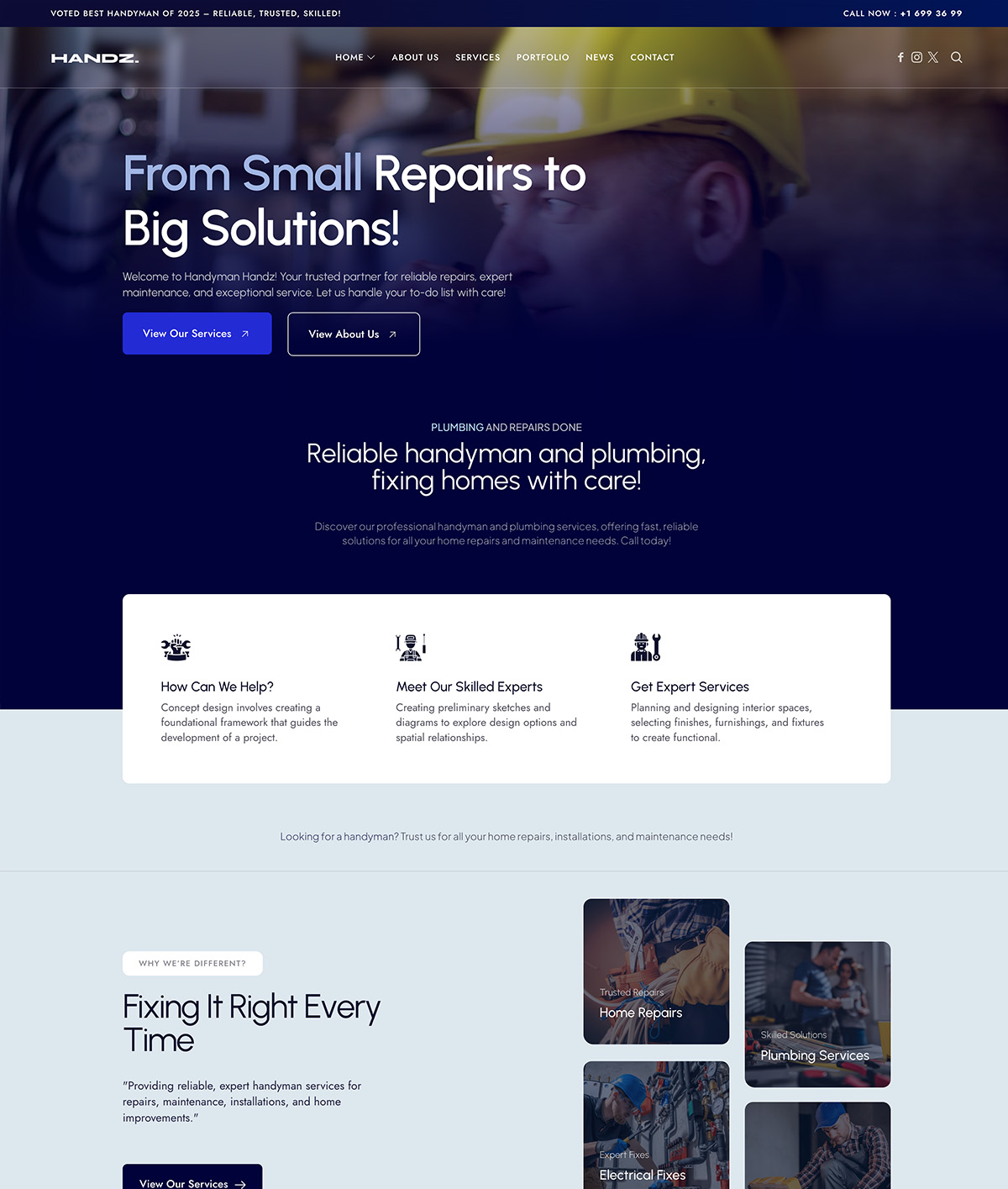 handz wordpress theme