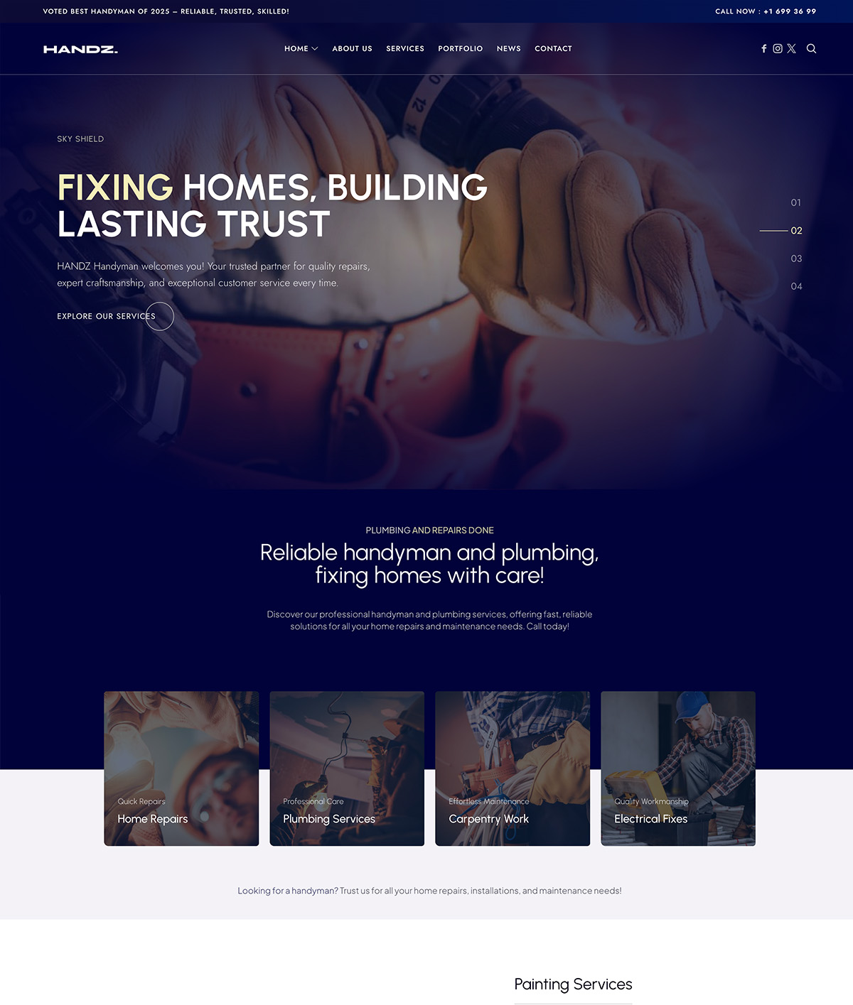 handz wordpress theme