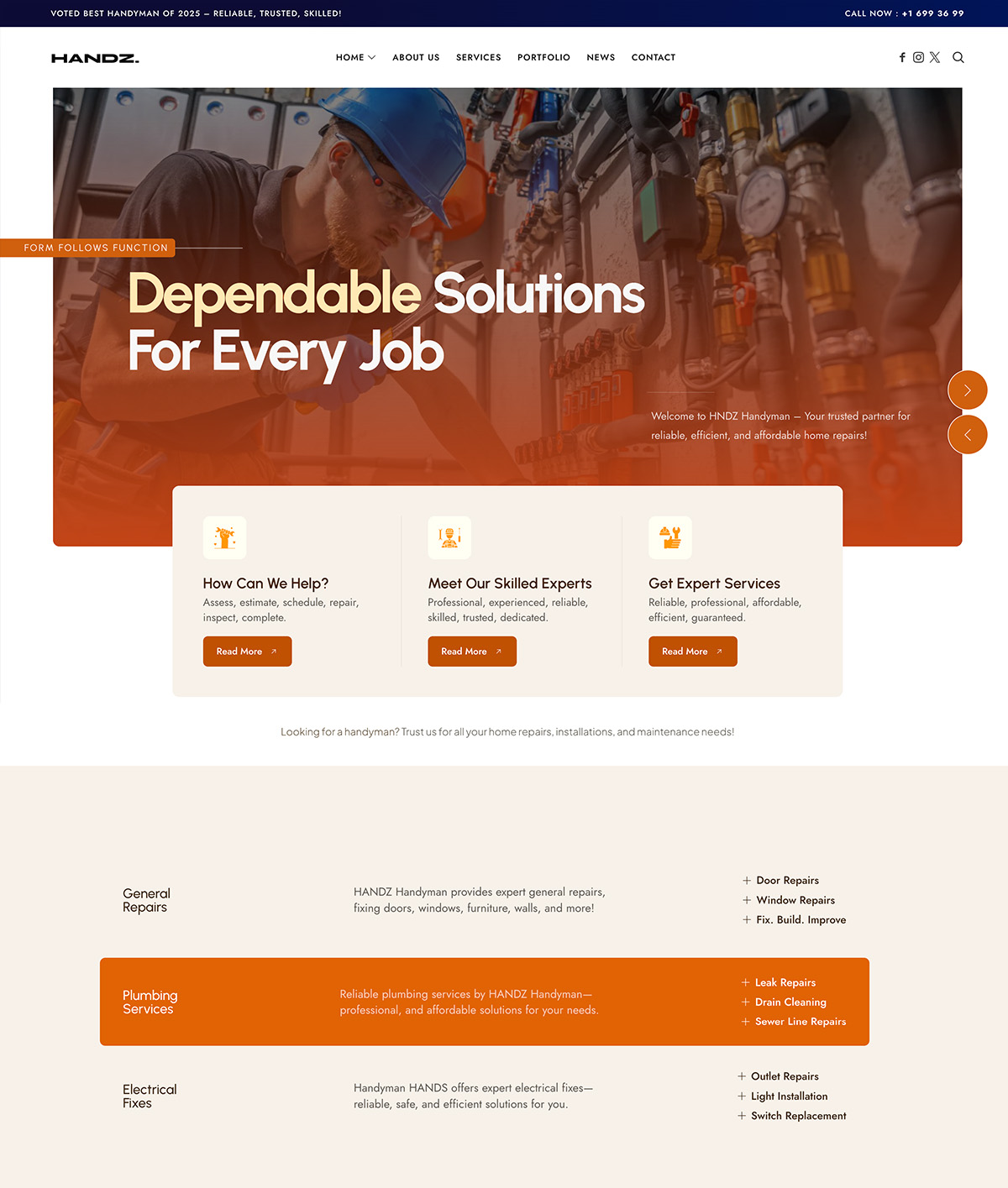 handz wordpress theme