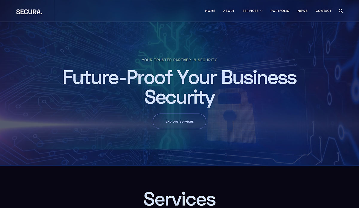 secura wordpress theme