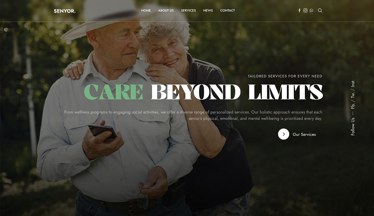 senyor wordpress theme