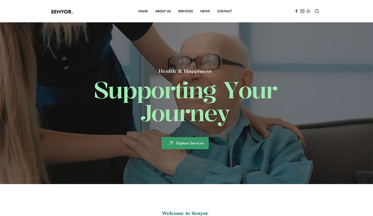 senyor wordpress theme