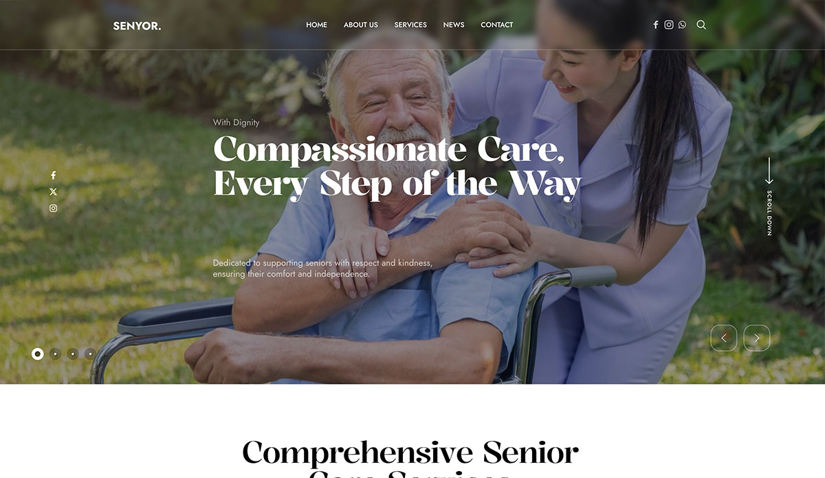 senyor wordpress theme