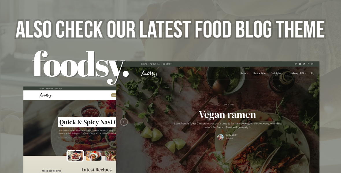 foodsy WordPress Theme