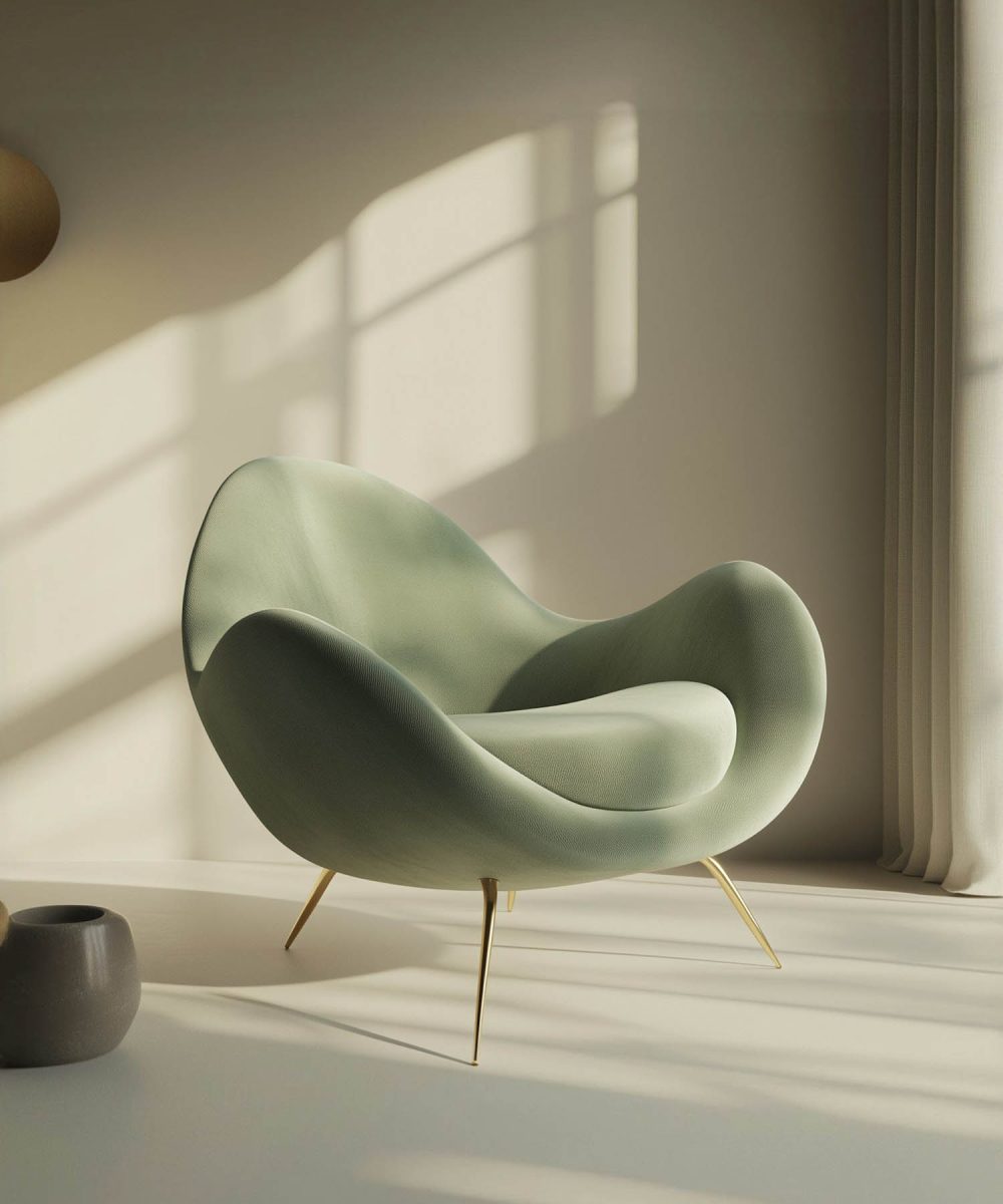 Modern Sage Armchair (1)